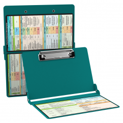 WhiteCoat Clipboard® - Teal Ovarian/Adnexal Sonography Edition